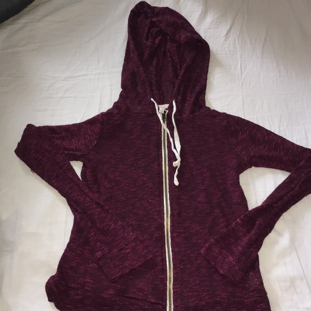 Extra small burgundy Mudd Jacket!!